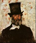 Edgar Degas Leopold Levert oil on canvas
